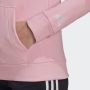 Adidas Roze Bedrukte Hoodie voor Vrouwen Pink Dames - Thumbnail 9