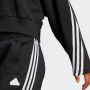 Adidas Zwarte Future Icons 3-Stripes Sweater Zwart Dames - Thumbnail 12