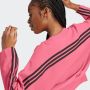 Adidas Future Icons 3-Stripes Ronde Hals Sweatshirt Roze Dames - Thumbnail 5