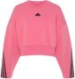Adidas Future Icons 3-Stripes Ronde Hals Sweatshirt Roze Dames - Thumbnail 7