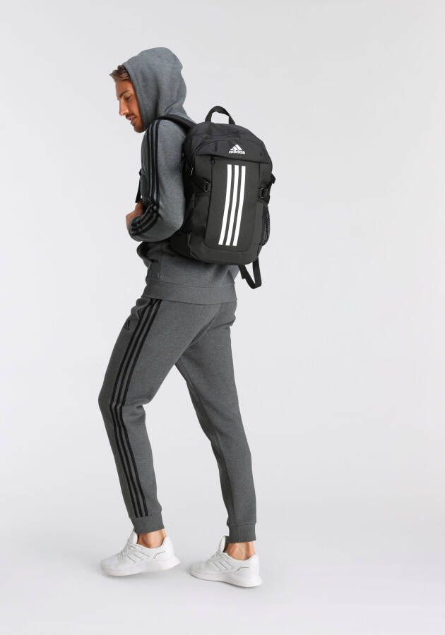 adidas Sportswear Sweatvest Essentials fleece 3STREPEN capuchonjack