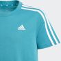 Adidas Sportswear T-shirt turquoise wit Blauw Katoen Ronde hals 128 - Thumbnail 4