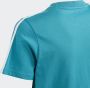 Adidas Sportswear T-shirt turquoise wit Blauw Katoen Ronde hals 128 - Thumbnail 5