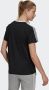 Adidas Essentials 3-Stripes Loose Fit T-shirt Black Heren - Thumbnail 5