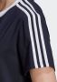 Adidas 3-Stripes Badge of Sport T-Shirt Legend Ink White- Dames Legend Ink White - Thumbnail 6