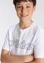 Adidas essentials logo shirt wit kinderen - Thumbnail 4