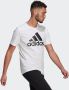 Adidas Essentials Single Jersey Big Logo T-Shirt Wit Heren - Thumbnail 15