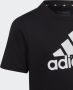 Adidas Sportswear T-shirt zwart wit Katoen Ronde hals Logo 152 - Thumbnail 7