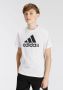 Adidas Sportswear T-shirt wit zwart Katoen Ronde hals Logo 128 - Thumbnail 4