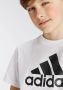 Adidas Sportswear T-shirt wit zwart Katoen Ronde hals Logo 128 - Thumbnail 5