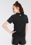 Adidas Sportswear T-shirt zwart wit Meisjes Katoen Ronde hals Logo 128 - Thumbnail 3