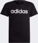 Adidas Sportswear T-shirt zwart wit Meisjes Katoen Ronde hals Logo 128 - Thumbnail 5