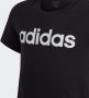 Adidas Sportswear T-shirt zwart wit Meisjes Katoen Ronde hals Logo 128 - Thumbnail 6