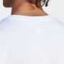 Adidas Essentials Single Jersey Big Logo T-Shirt Wit Heren - Thumbnail 9