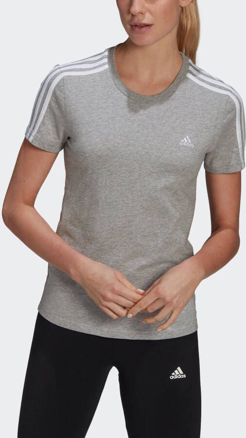 adidas Sportswear T-shirt LOUNGEWEAR ESSENTIALS SLIM 3-STREPEN