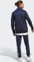 Adidas Blauw Tricot Pak met Hoge Hals Rits en Logo Blauw Heren - Thumbnail 5