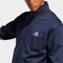 Adidas Blauw Tricot Pak met Hoge Hals Rits en Logo Blauw Heren - Thumbnail 9
