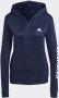 Adidas Dames Blauw en Wit Linear Trainingspak Blue Dames - Thumbnail 5