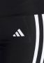 Adidas Sportswear sportlegging zwart wit Sportbroek Meisjes Polyester Effen 152 - Thumbnail 10