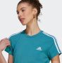 Adidas Sportswear Shirtjurk ESSENTIALS 3-STRIPE DRESS (1-delig) - Thumbnail 6