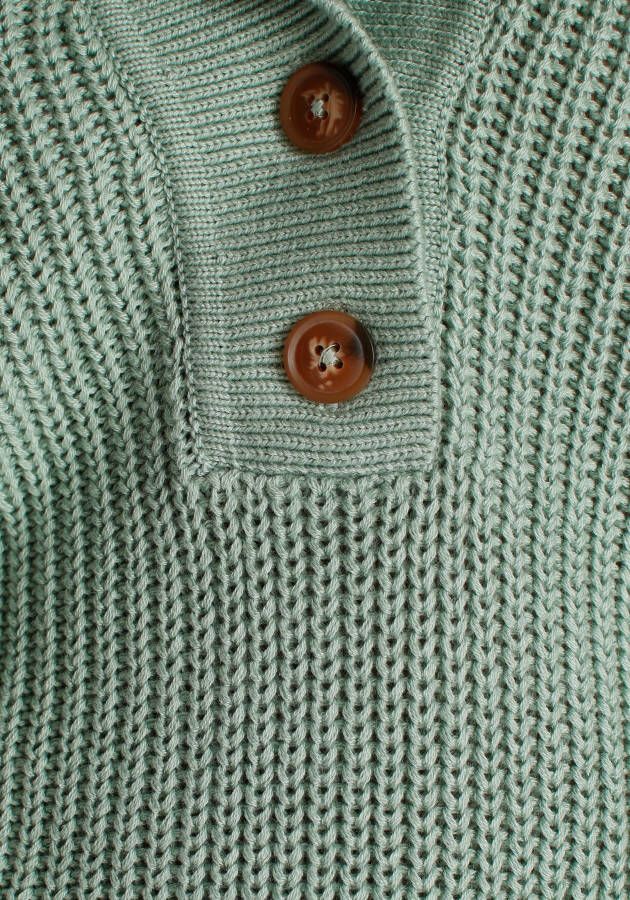 AJC Gebreide trui met knopen nieuwe collectie
