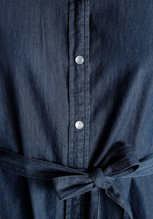 AJC Jurk met overhemdkraag in jeans-look nieuwe collectie