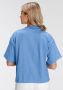 AJC Oversized shirt met modieuze brede geribde ronde halslijn - Thumbnail 3