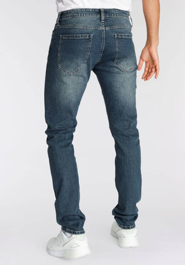 AJC Slim fit jeans in 5-pocketsstijl