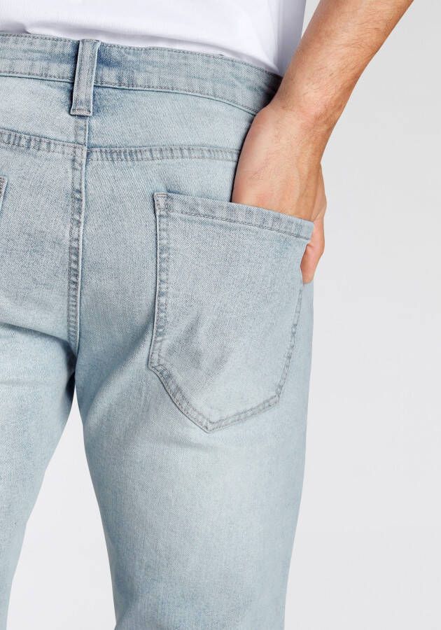 AJC Slim fit jeans in 5-pocketsstijl