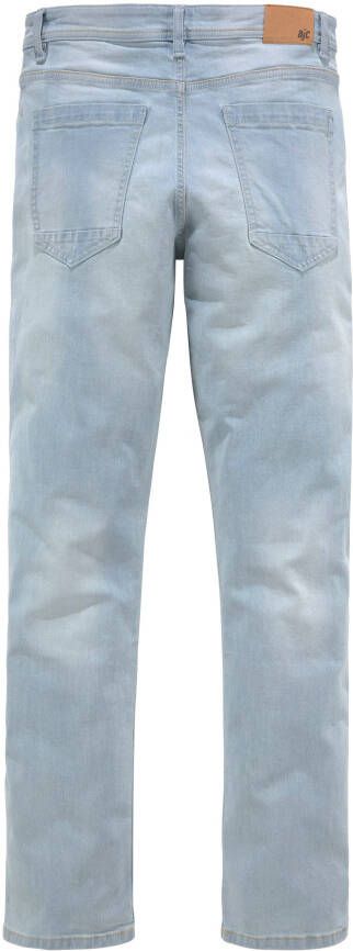 AJC Straight jeans rechtes gesneden used-look-wassing lage taille