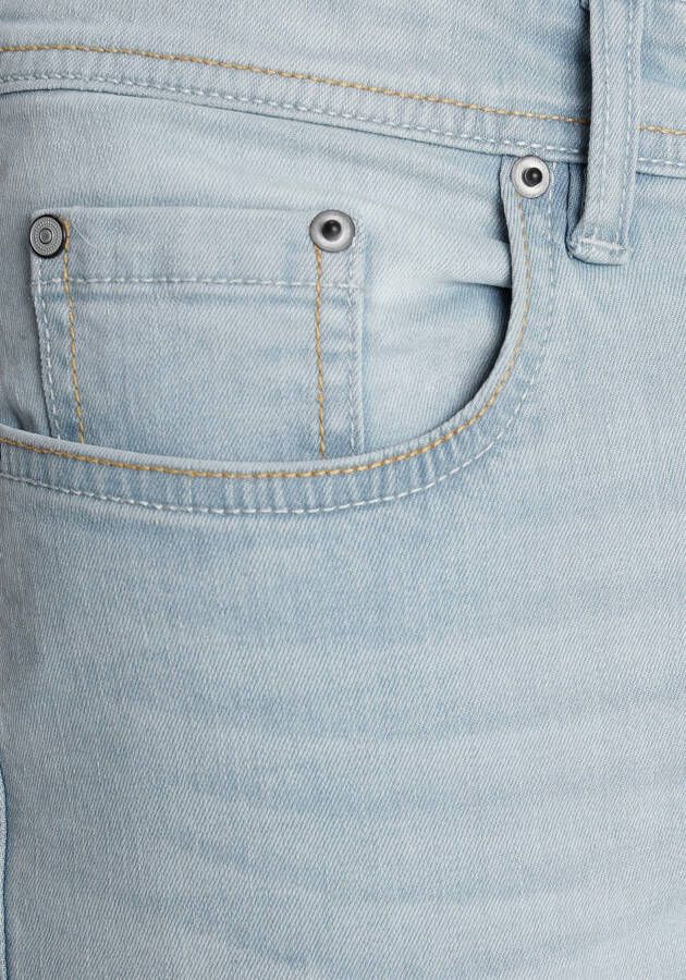 AJC Straight jeans rechtes gesneden used-look-wassing lage taille
