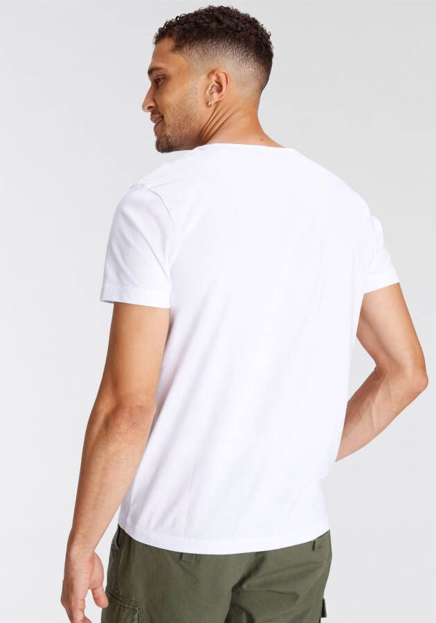 AJC T-shirt korte mouwen smalle snit met stijlvolle druk