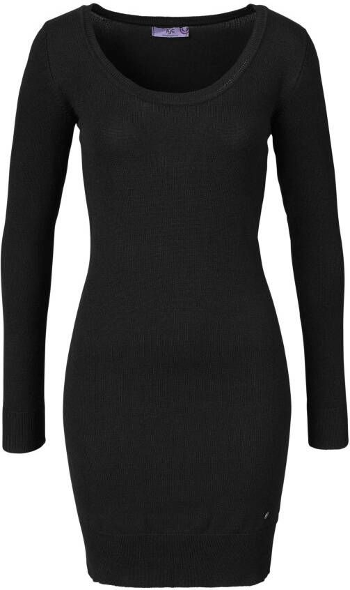 AJC Gebreide jurk in eenvoudige tricot-look