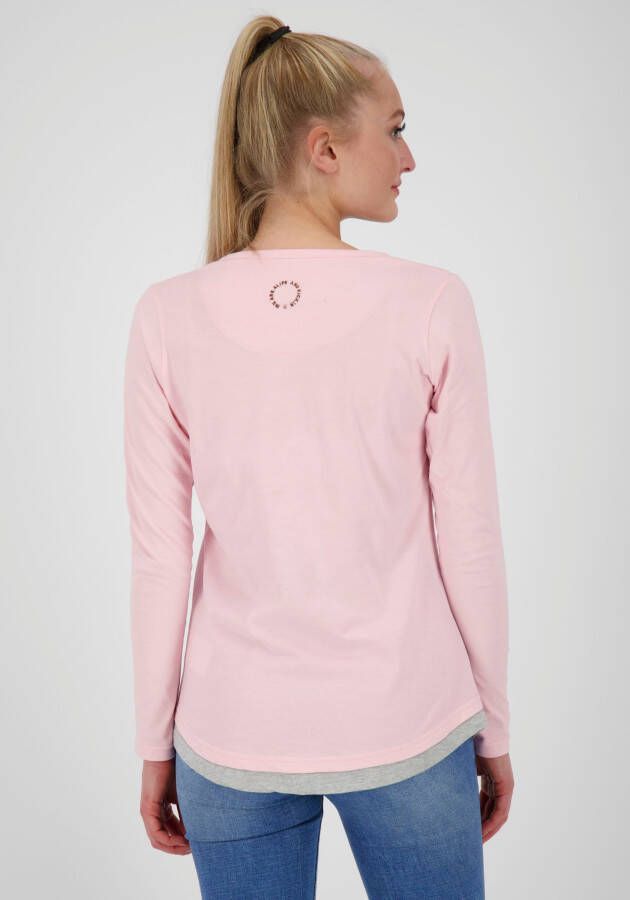 Alife & Kickin T-shirt LelitaAK A vrouwelijke longsleeve in 2-in-1-look