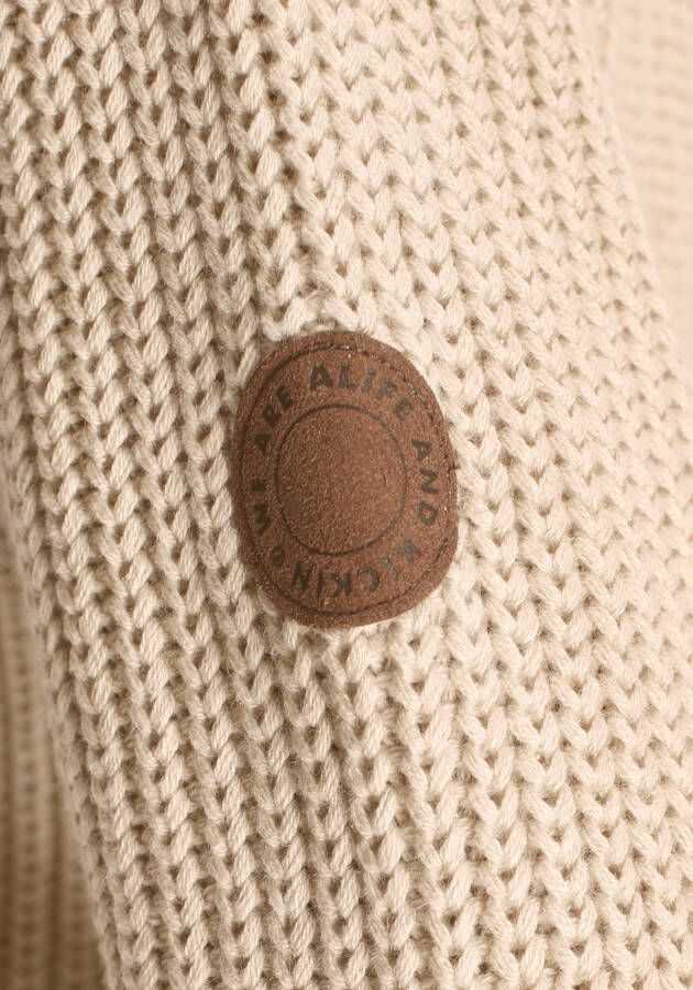 Alife & Kickin Vest KendraAK in een trendy grofgebreide look nieuwe collectie