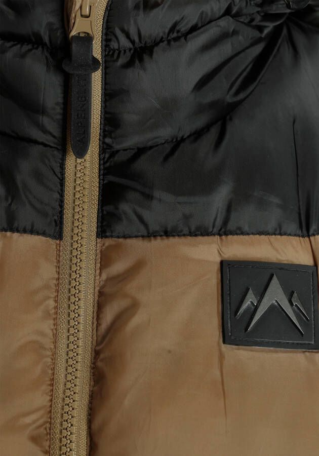 ALPENBLITZ Gewatteerde jas "Kirkenes" met logotape opzij op de mouw