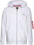 Alpha Industries Hoodie Men Hoodies Back Print Zip Hoody - Thumbnail 9