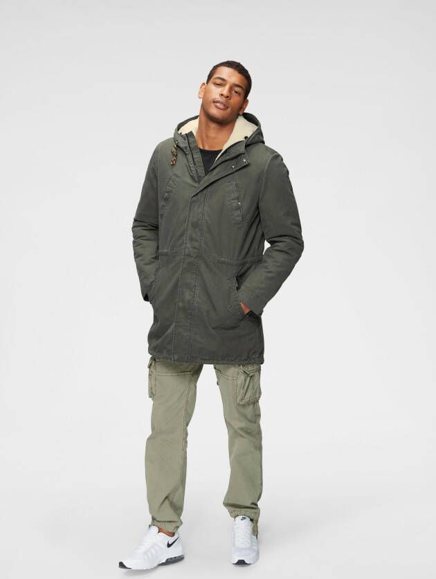 Alpha Industries Cargobroek Jet pant met zijcargozakken en koord aan de beenafsluiting