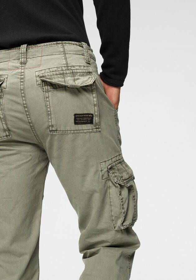 Alpha Industries Cargobroek Jet pant met zijcargozakken en koord aan de beenafsluiting