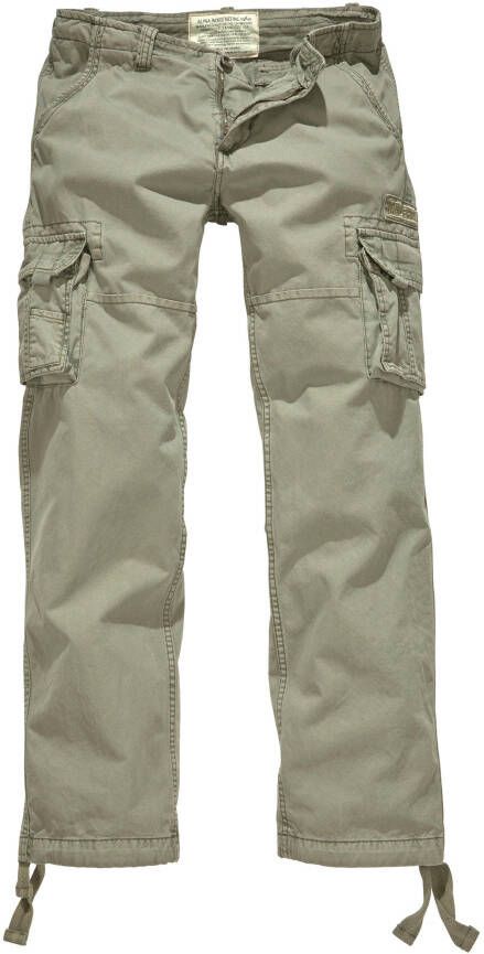 Alpha Industries Cargobroek Jet pant met zijcargozakken en koord aan de beenafsluiting