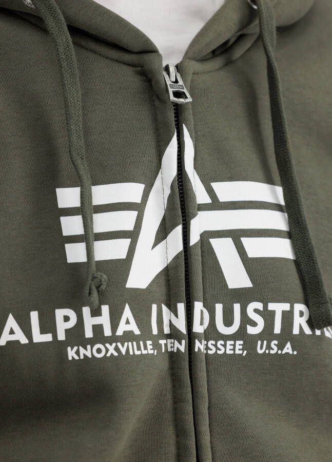 Alpha Industries Hoodie Men Hoodies Basic Zip Hoody