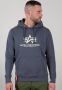 Alpha industries Klassieke Heren Hoodie met Verstelbare Capuchon Gray Heren - Thumbnail 9