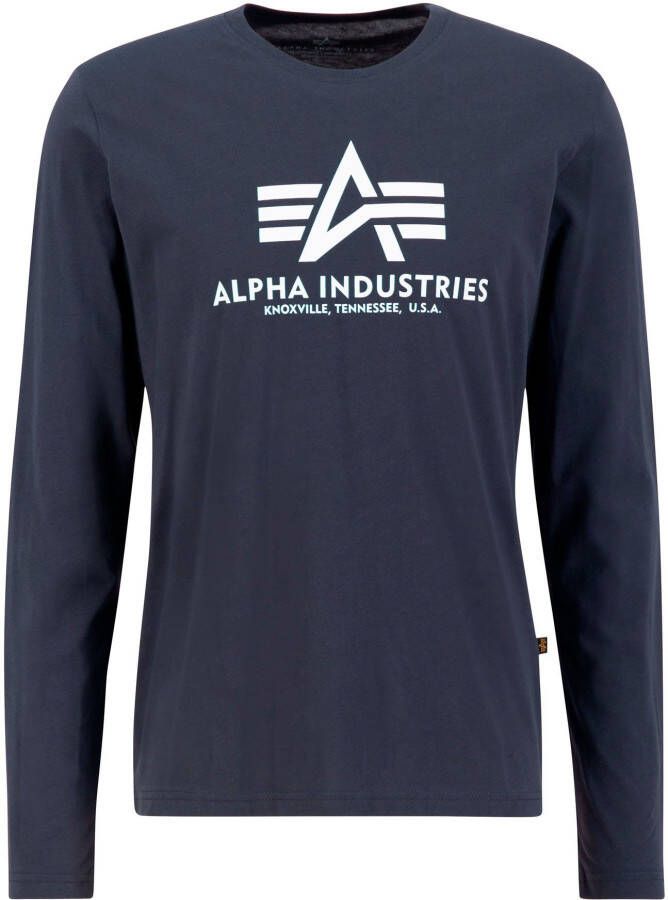 Alpha Industries Shirt met lange mouwen BASIC T LS