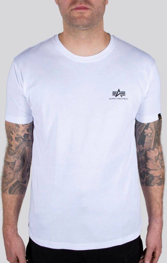 Alpha Industries Shirt met ronde hals Back Tee Camo Print