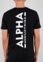 Alpha industries Backprint T-shirts Kleding black maat: XL beschikbare maaten:XL - Thumbnail 2