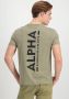 Alpha Industries Shirt met ronde hals Backprint T - Thumbnail 2