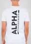 Alpha industries Backprint T-shirts Kleding white maat: L beschikbare maaten:S M L XXL - Thumbnail 8