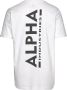 Alpha industries Backprint T-shirts Kleding white maat: L beschikbare maaten:S M L XXL - Thumbnail 10