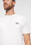 Alpha industries Basic Small Logo T-shirts Kleding white maat: L beschikbare maaten:S M L XL XXL XXXL - Thumbnail 9