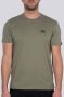 Alpha Industries Shirt met ronde hals BASIC T SMALL LOGO - Thumbnail 4